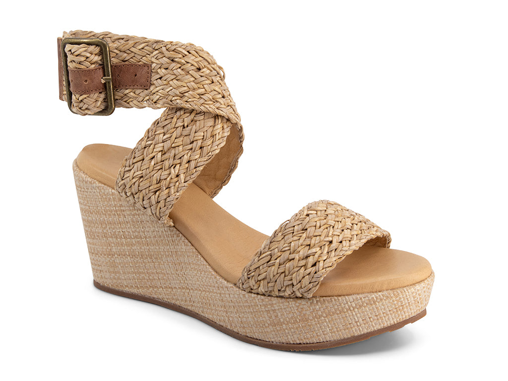 Isabel_Natural Raffia_front angle view