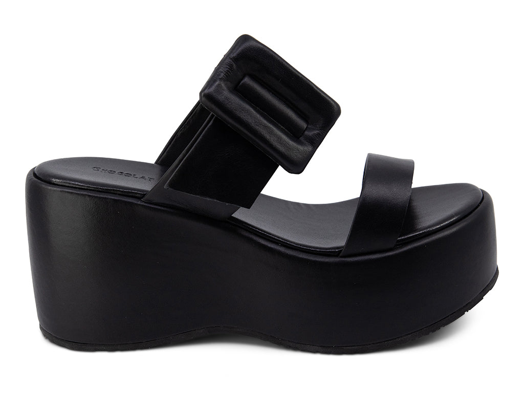 Kaira_Black Leather_side view