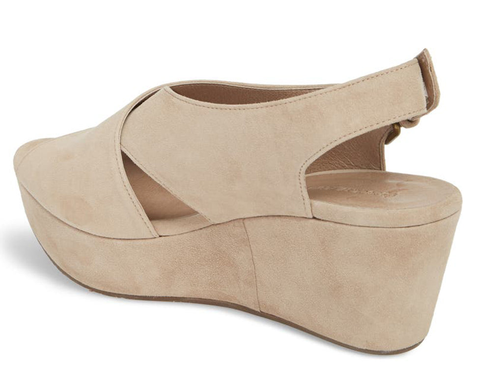 taupe wedge crisscross slingback sandal-back