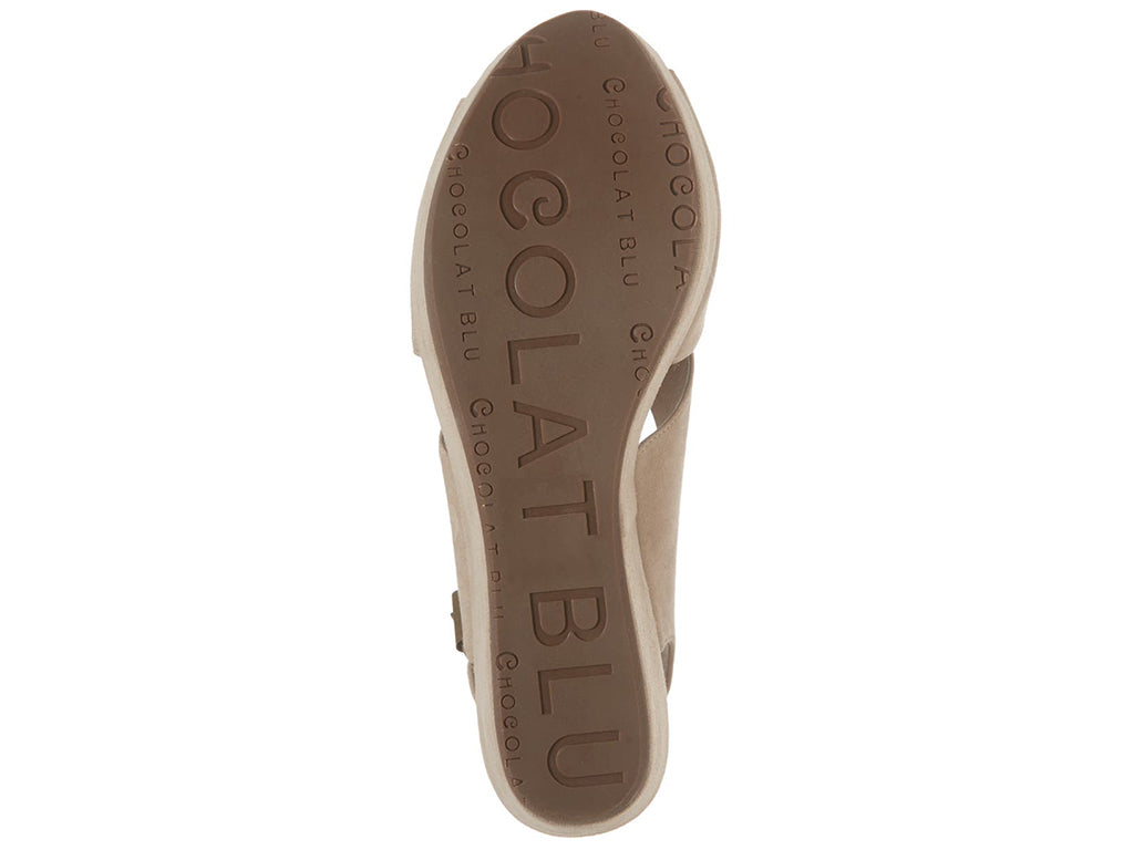 Chocolat Blu sandal sole on a white background
