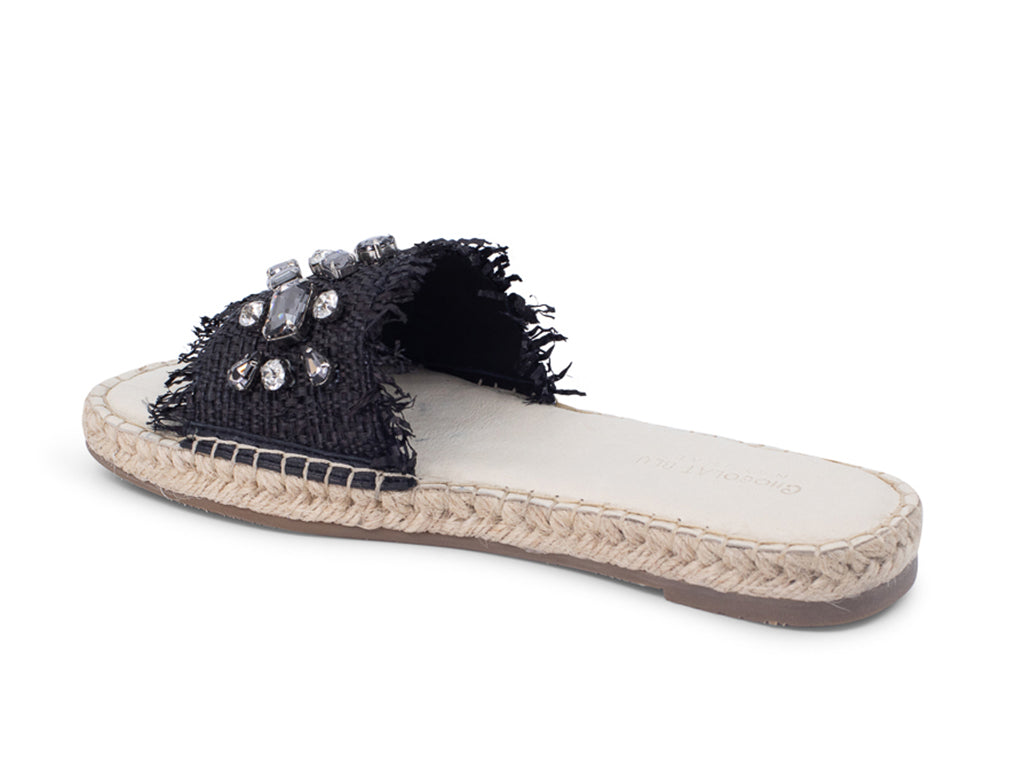 Ellis Black Raffia SS23