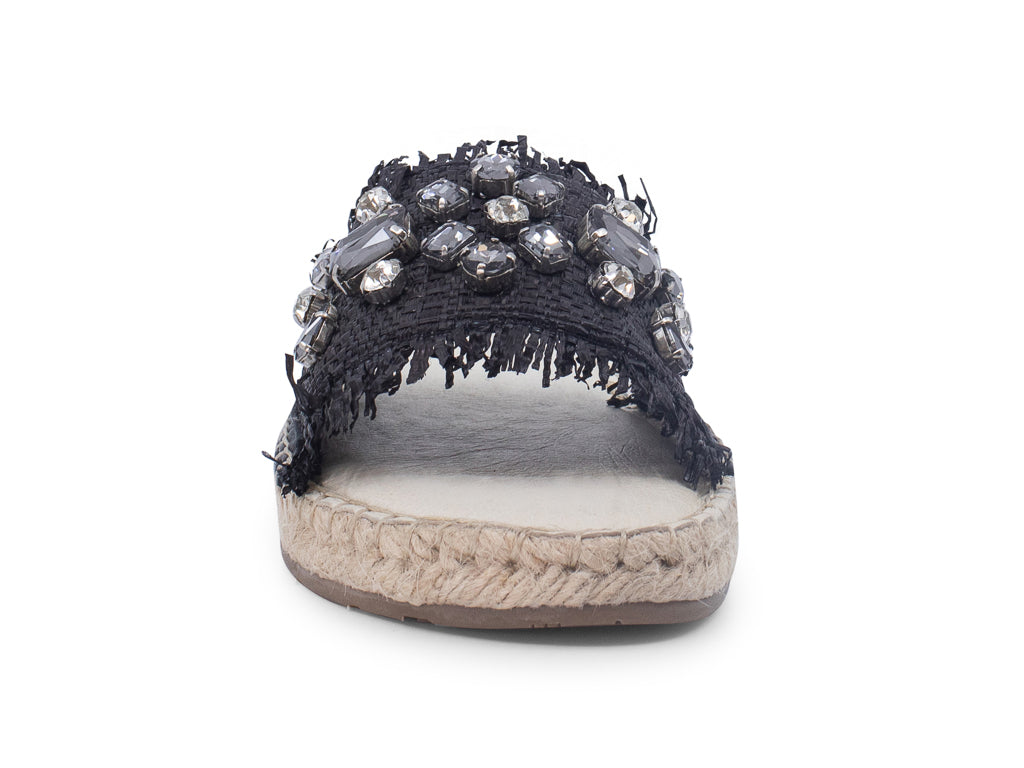 Ellis Black Raffia SS23