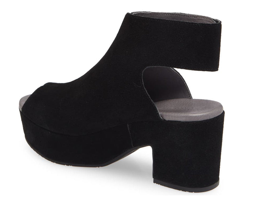Gabby Black Suede Sandals