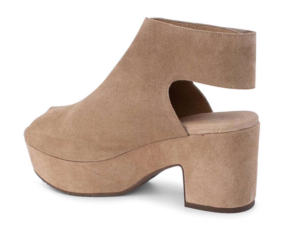 Gabby Tan Suede Sandals