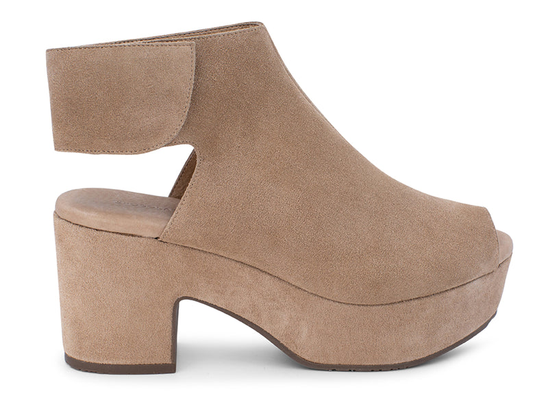 Gabby Tan Suede Sandals